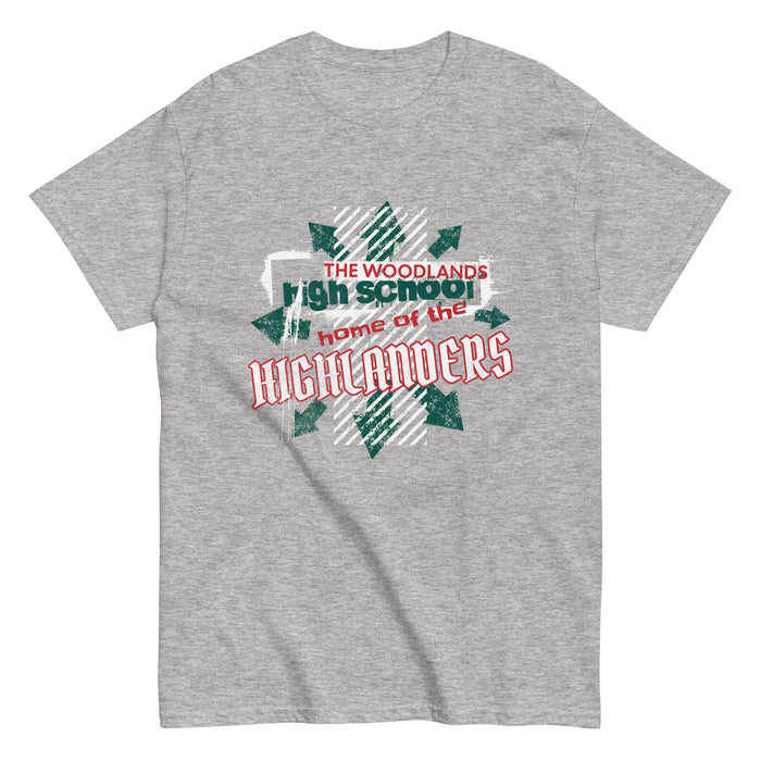 The Woodlands High School Highlanders Sport Grey Classic Unisex T-shirt 205