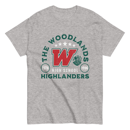 The Woodlands High School Highlanders Sport Grey Classic Unisex T-shirt 207