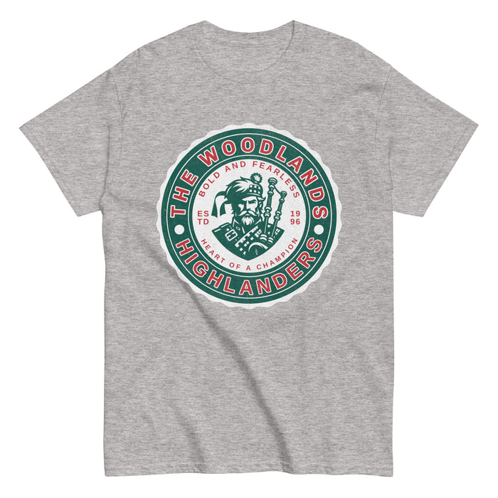 The Woodlands High School Highlanders Red Classic Unisex T-shirt 216