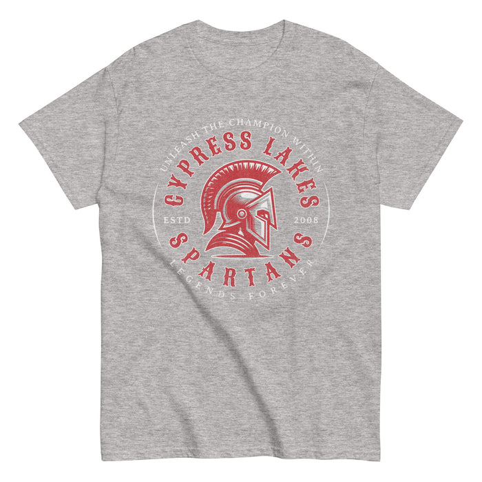 Cypress Lakes High School Spartans Sport Grey Classic Unisex T-shirt 214