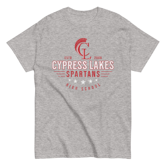 Cypress Lakes High School Spartans Sport Grey Classic Unisex T-shirt 217