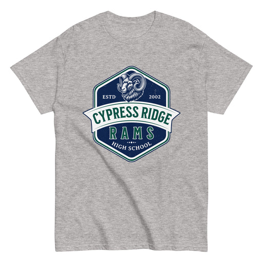 Cypress Ridge High School Rams Sport Grey Classic Unisex T-shirt 209