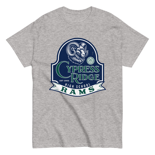 Cypress Ridge High School Rams Sport Grey Classic Unisex T-shirt 219