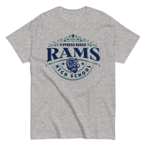 Cypress Ridge High School Rams Sport Grey Classic Unisex T-shirt 211