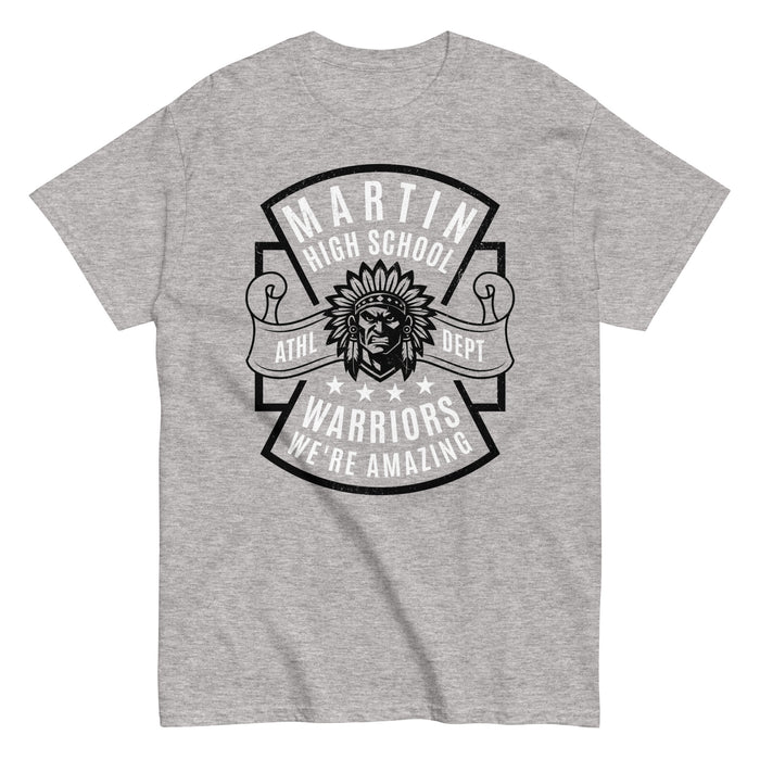 Martin High School Warriors Grey Classic Unisex T-shirt 207