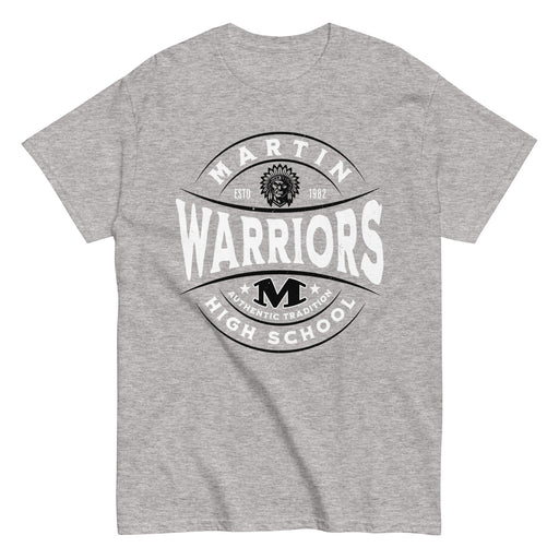 Martin High School Warriors Grey Classic Unisex T-shirt 218