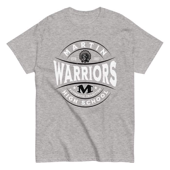 Martin High School Warriors Grey Classic Unisex T-shirt 218