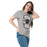 Woman wearing Martin High School Warriors Grey Classic Unisex T-shirt 207