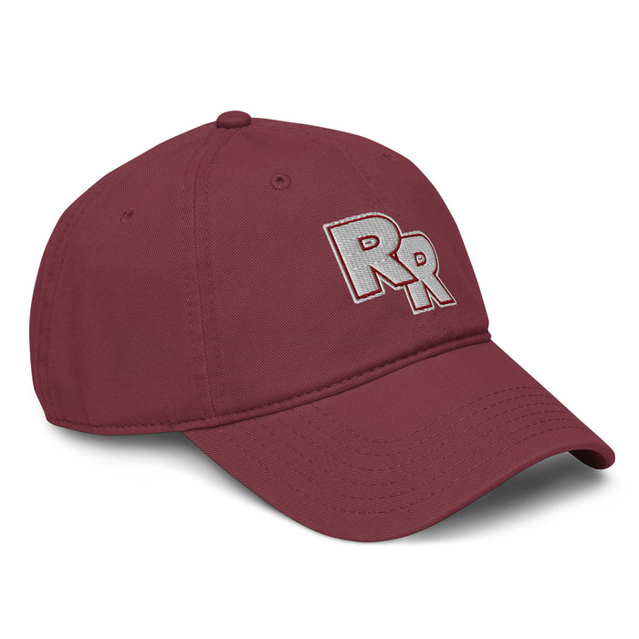 Front profile view of Round Rock High School Dragons Relaxed Fit Baseball Cap 210