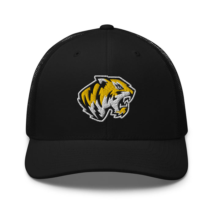 Tomball West High School Tigers Trucker Cap 202 - black