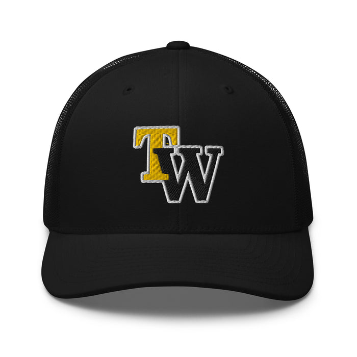 Tomball West High School Tigers Trucker Cap 204 black