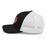 Side view of Tomball High School Cougars Trucker Cap 211 - black and white