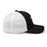 Side view of Tomball West High School Tigers Trucker Cap 204 - black and white