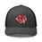 Tomball High School Cougars Trucker Cap 211 - charcoal and black