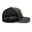 Side view of Tomball West High School Tigers Trucker Cap 204 - charcoal and white