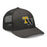 Profile view of Tomball West High School Tigers Trucker Cap 204 - charcoal