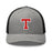 Tomball High School Cougars Trucker Cap 210 - heather grey and black