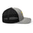 Side view of Tomball West High School Tigers Trucker Cap 204 - heather grey and black