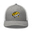 Tomball West High School Tigers Trucker Cap 202 0 heather grey and white