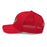 Side view of Tomball High School Cougars Trucker Cap 211 - red