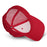 Underside view of Tomball High School Cougars Trucker Cap 211 - red