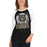 Woman wearing Cypress Park High School Tigers Unisex 3/4 sleeve Raglan T-shirt 202