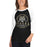 Woman wearing Cypress Park High School Tigers Unisex 3/4 sleeve Raglan T-shirt 206