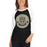 Woman wearing Cypress Park High School Tigers Unisex 3/4 sleeve Raglan T-shirt 215