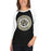 Woman wearing Cypress Park High School Tigers Unisex 3/4 sleeve Raglan T-shirt 216