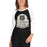 Woman wearing Cypress Park High School Tigers Unisex 3/4 sleeve Raglan T-shirt 219