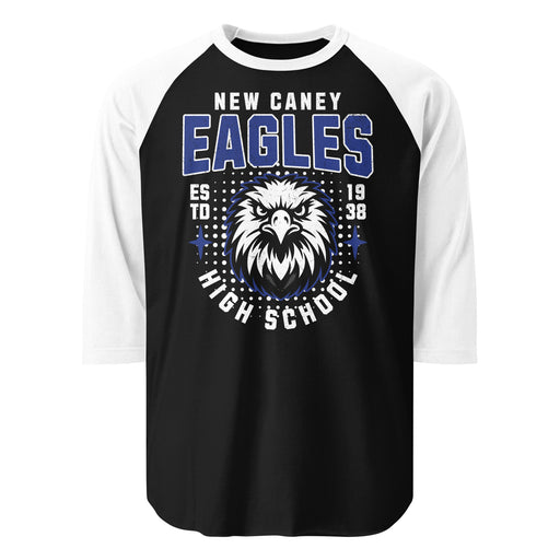 New Caney High School Eagles Unisex 3/4 sleeve Raglan T-shirt 204