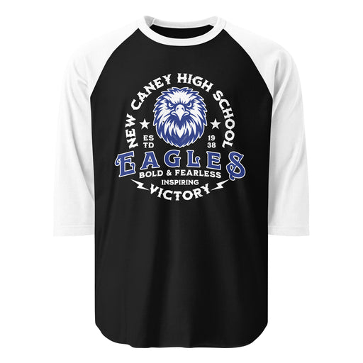 New Caney High School Eagles Unisex 3/4 sleeve Raglan T-shirt 206