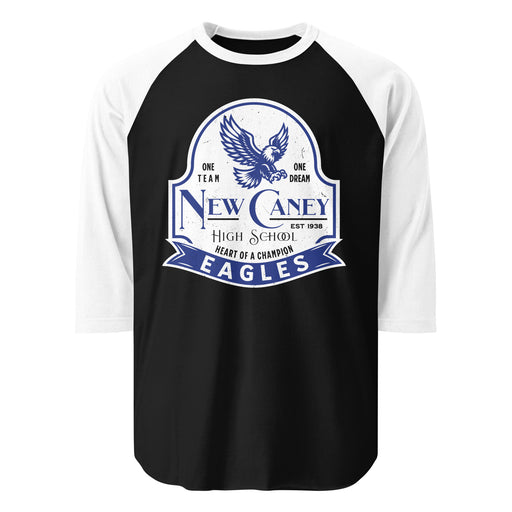 New Caney High School Eagles Unisex 3/4 sleeve Raglan T-shirt 219