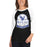 Woman wearing New Caney High School Eagles Unisex 3/4 sleeve Raglan T-shirt 219