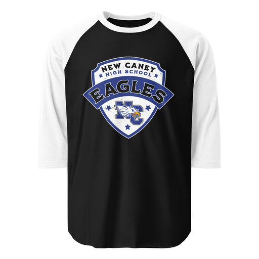 New Caney High School Eagles Unisex 3/4 sleeve Raglan T-shirt 224