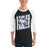 New Caney High School Eagles Unisex 3/4 sleeve Raglan T-shirt 223