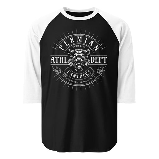 Permian High School Panthers Unisex 3/4 sleeve Raglan T-shirt 201