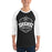 Man wearing Permian High School Panthers Unisex 3/4 sleeve Raglan T-shirt 209