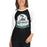 Woman wearing Reagan High School Rattlers Unisex 3/4 sleeve Raglan T-shirt 219