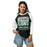 Student wearing High School Lions Unisex 3/4 sleeve Raglan T-shirt 001