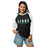 Student wearing Spring High School Lions Unisex 3/4 sleeve Raglan T-shirt 049