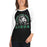 Woman wearing Spring High School Lions Unisex 3/4 sleeve Raglan T-shirt 208