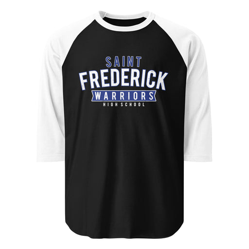 St. Frederick High School Warriors Unisex 3/4 Sleeve Raglan T-shirt 021