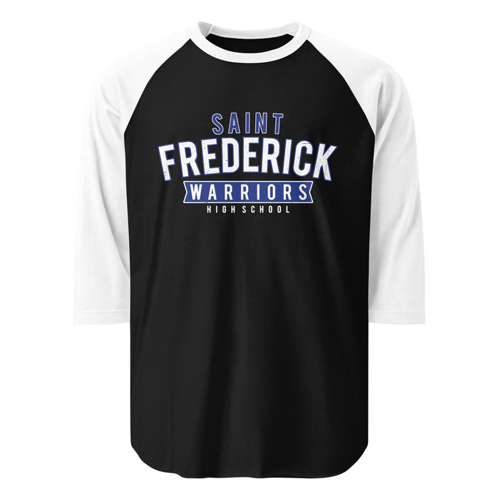 St. Frederick High School Warriors Unisex 3/4 Sleeve Raglan T-shirt 021