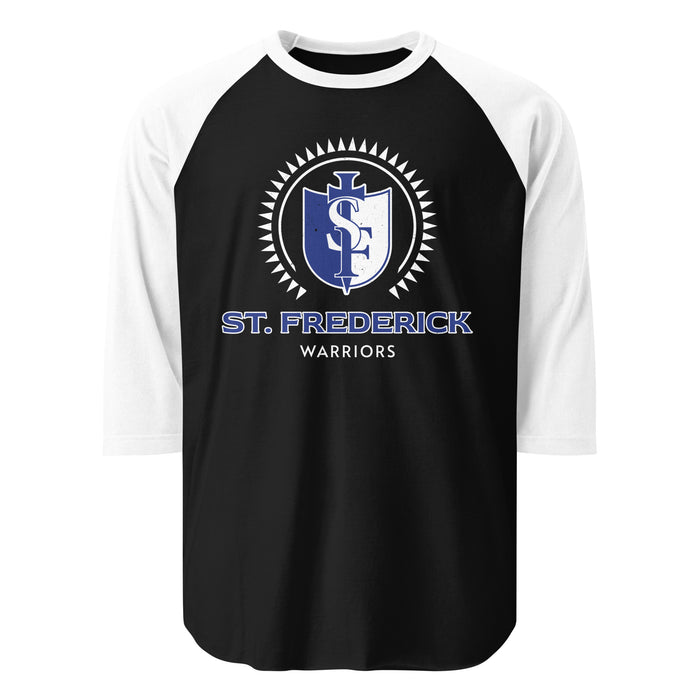 St. Frederick High School Warriors Unisex 3/4 Sleeve Raglan T-shirt 226