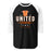 United High School Longhorns Unisex 3/4 sleeve Raglan T-shirt 217