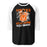 United High School Longhorns Unisex 3/4 sleeve Raglan T-shirt 205