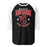 Westfield High School Mustangs Unisex 3/4 sleeve Raglan T-shirt 213