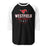 Westfield High School Mustangs Unisex 3/4 sleeve Raglan T-shirt 217