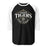 Conroe High School Tigers Unisex 3/4 sleeve Raglan T-shirt 211